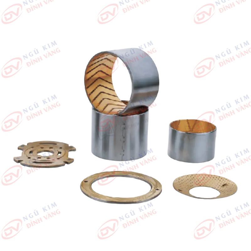 Bạc Đồng Tự Bôi Trơn Bạc hợp kim hai lớp jf-800 – chịu tải cao, hợp kim thép–đồng