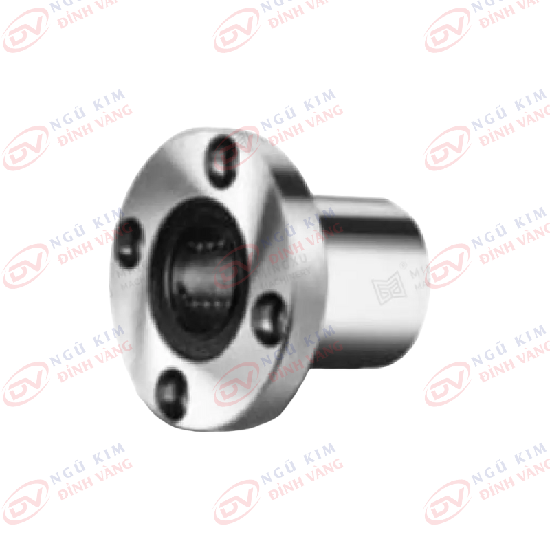 Bạc Đồng Tự Bôi Trơn Vòng bi tuyến tính tiêu chuẩn có bích lmf / lmk / lmh