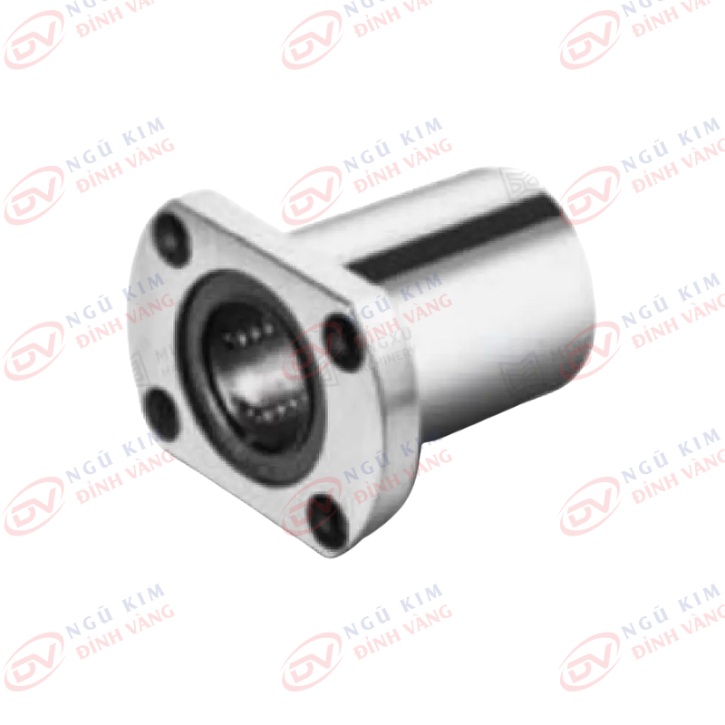 Bạc Đồng Tự Bôi Trơn Vòng bi tuyến tính tiêu chuẩn có bích lmf / lmk / lmh - ảnh 3